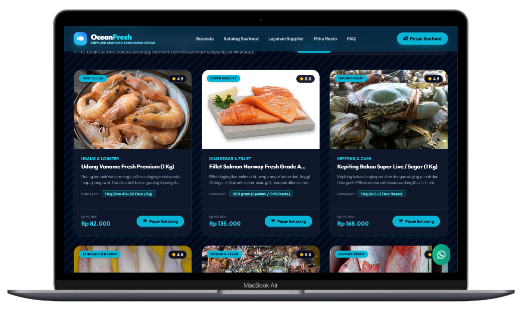 Supplier Seafood - Web